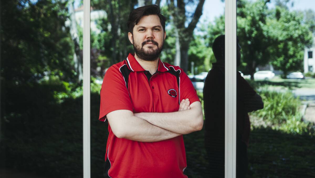 Australian Education Union senior industrial officer Patrick Judge supported a vaccine mandate for early childhood and primary school educators. Picture: Dion Georgopoulos