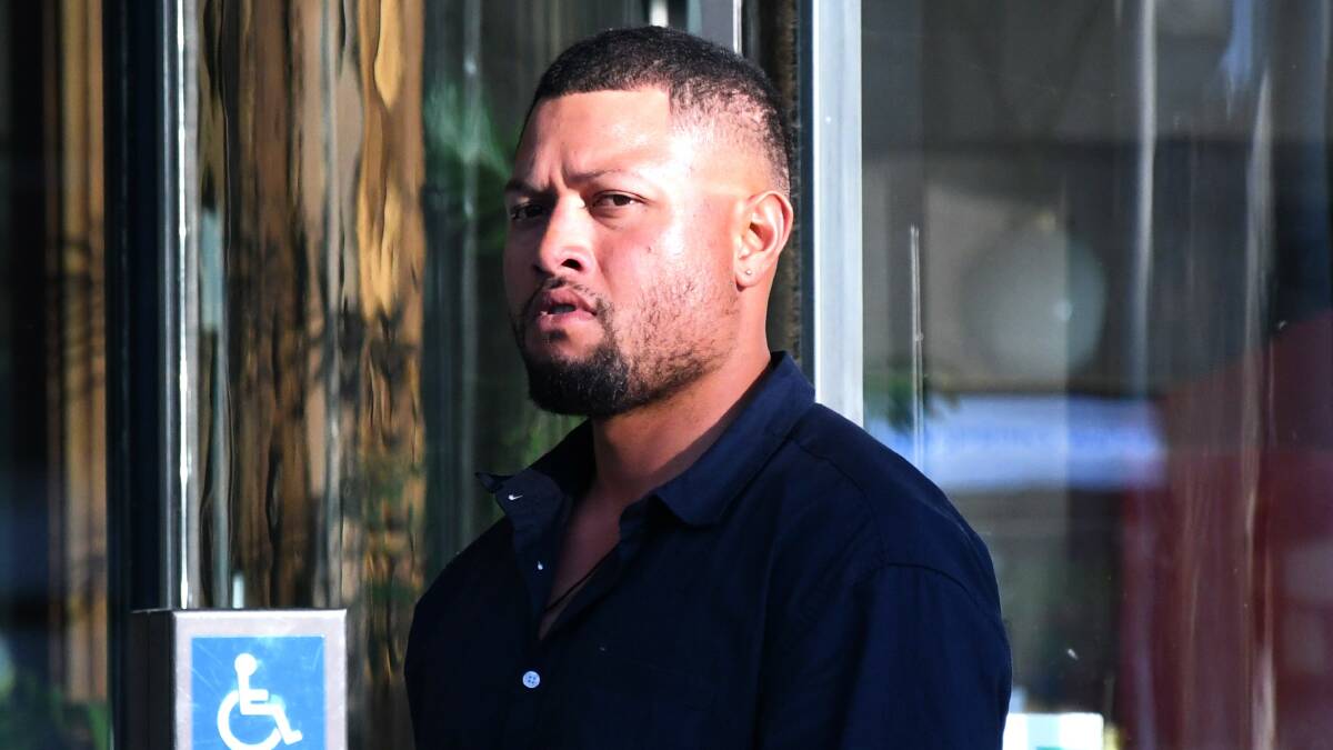 Seti Moala leaves court on a previous occasion. Picture by Tim Piccione 