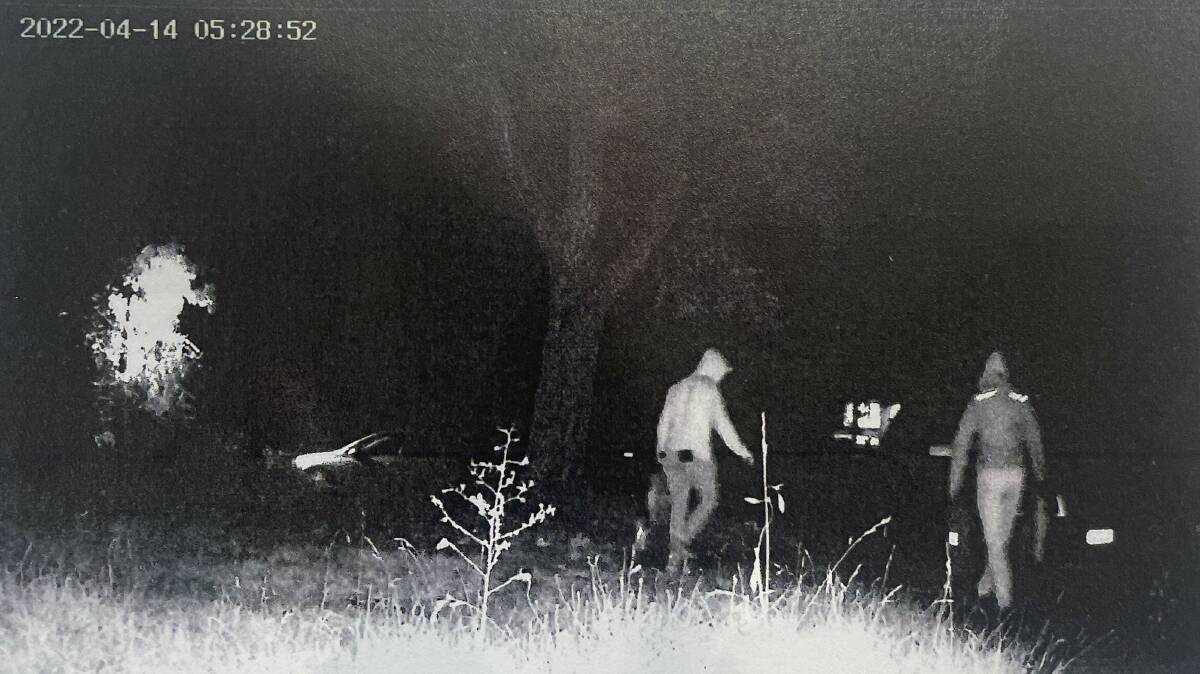 Driveway CCTV from one April 2022 home invasion. Picture supplied