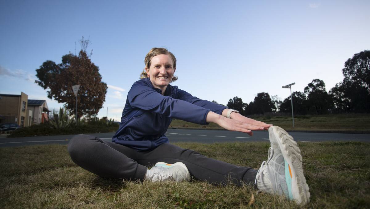 Penny Jackson is aiming to complete the 5k in the upcoming Canberra Times Fun Run. Picture by Keegan Carroll