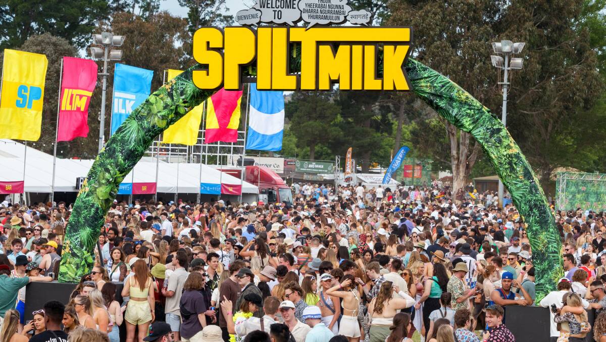 The Spilt Milk music festival at EPIC attracted large crowds. Picture by Sitthixay Ditthavong