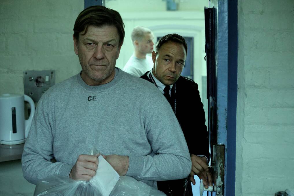 IN THE SLAMMER: Sean Bean and Stephen Graham star in English crime drama Time.