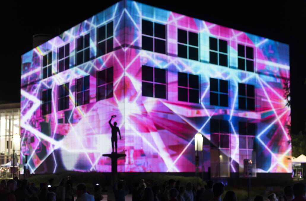 Enlighten Festival offers fun for the whole family. Photo: Martin Ollman, Visit Canberra