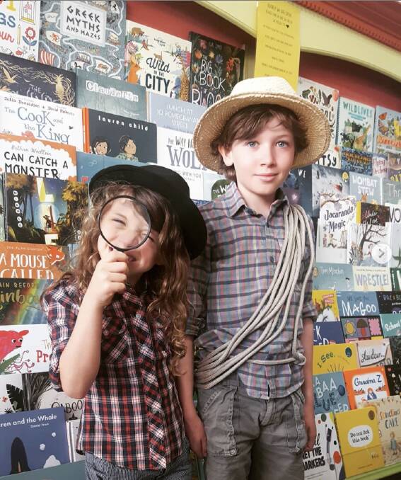 EYE SPY: Children enjoy a Love Your Bookshop event, Where the Wild Things Are, at West End, Brisbane. Photos: Supplied