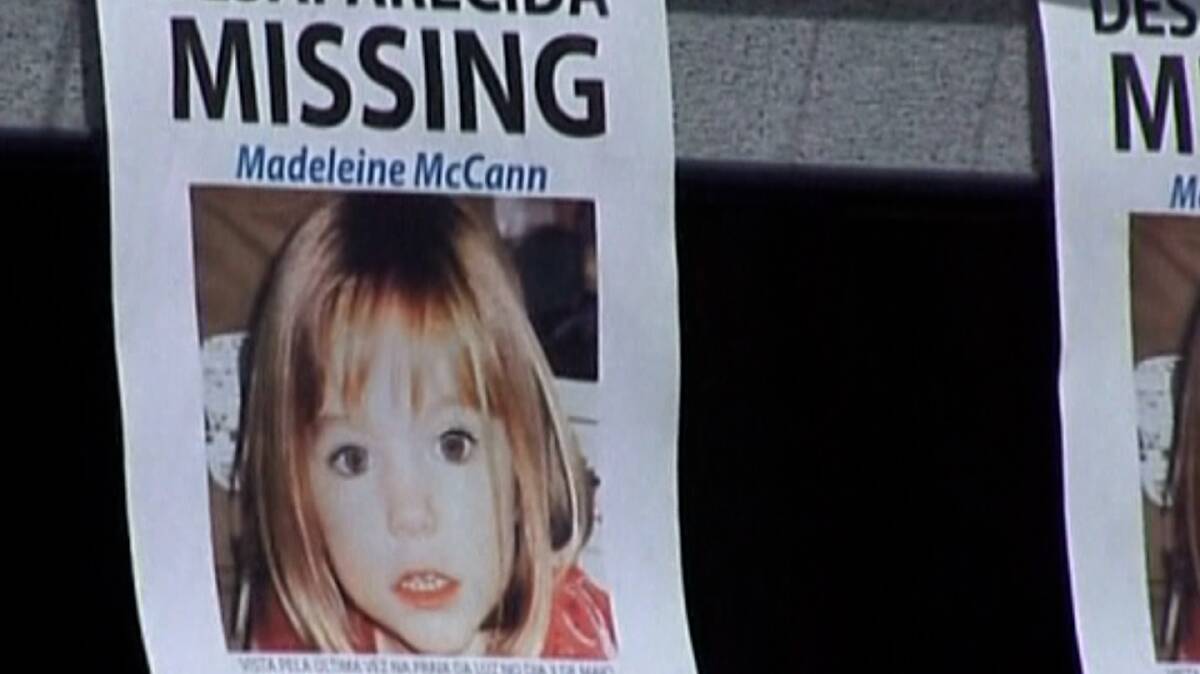 STILL MISSING: Madeleine McCann would be 18 years old now. Picture: FILE