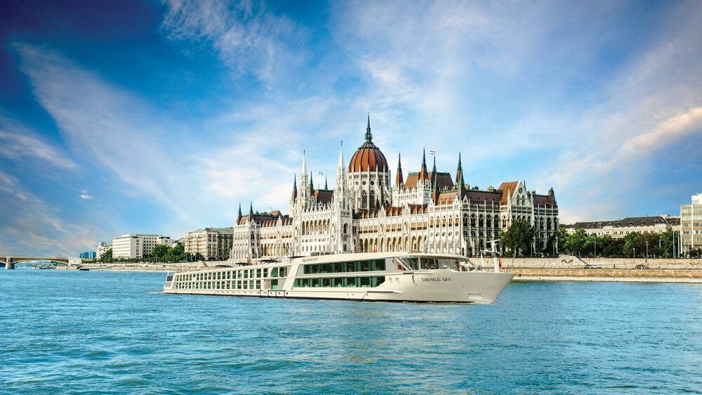 LUXURY: Cruising into Budapest aboard an Evergreen river cruise boat offers a special experience.