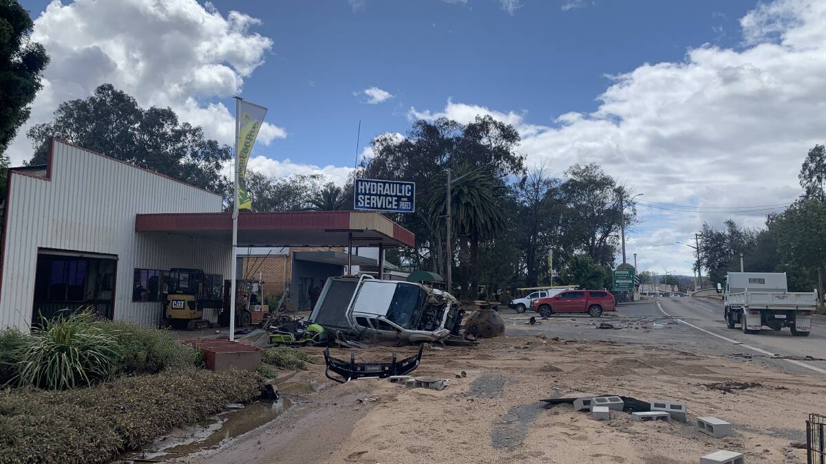 The scenes in Eugowra post flooding are devastating. Picture by Carla Freedman