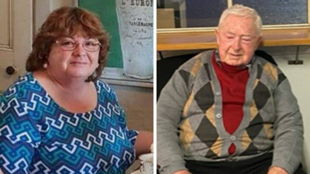 Dianne Smith and Ljubisa 'Les' Vugec haven't been seen since Monday morning following the massive floods that swept through Eugowra. Pictures supplied.