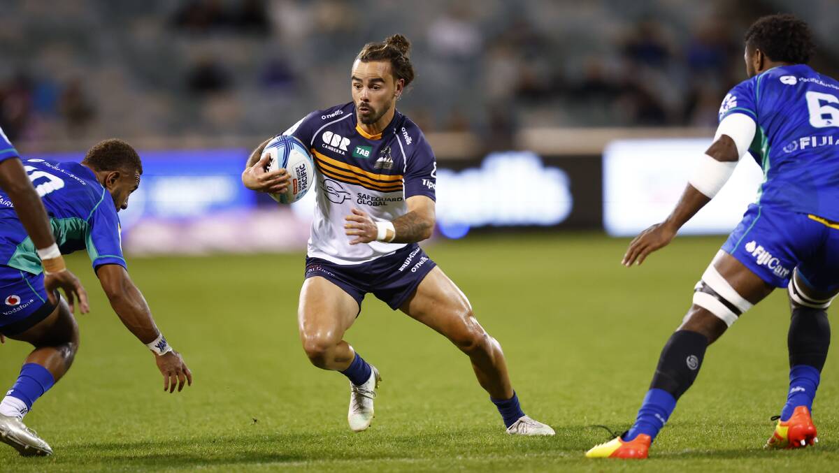 Andy Muirhead headlines a growing list of Indigenous players in the Brumbies system. Picture by Keegan Carroll