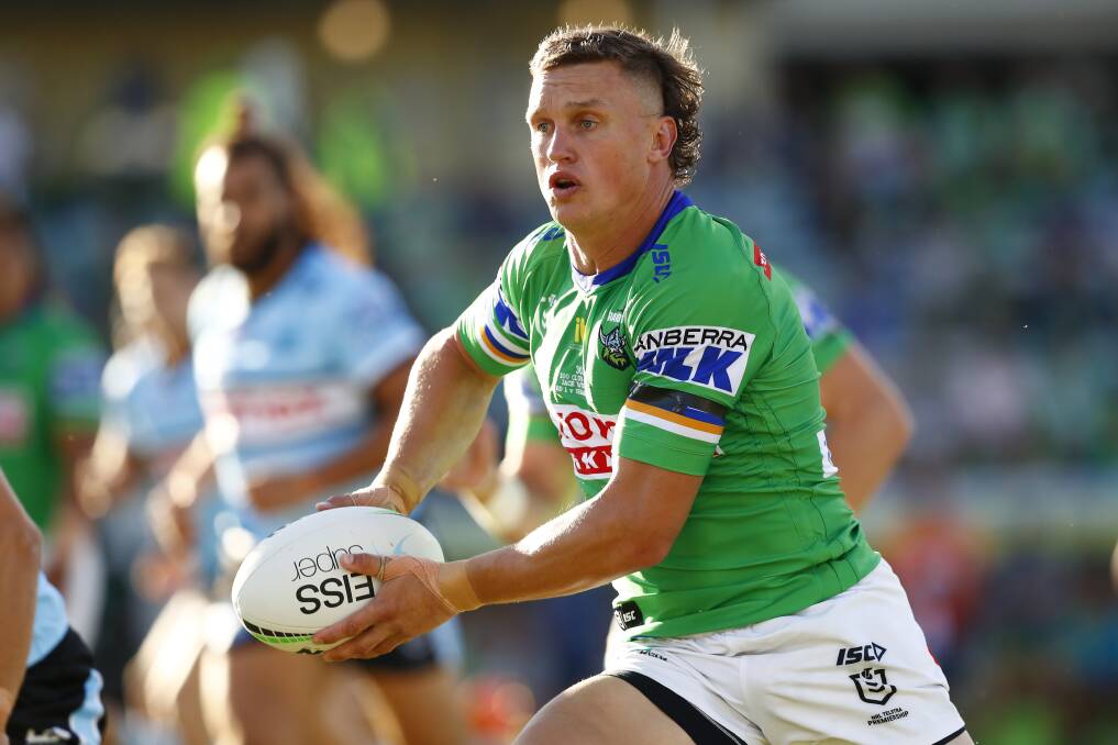 Raiders five-eighth Jack Wighton is looking to build on a number of impressive performances this weekend. Picture: Keegan Carroll