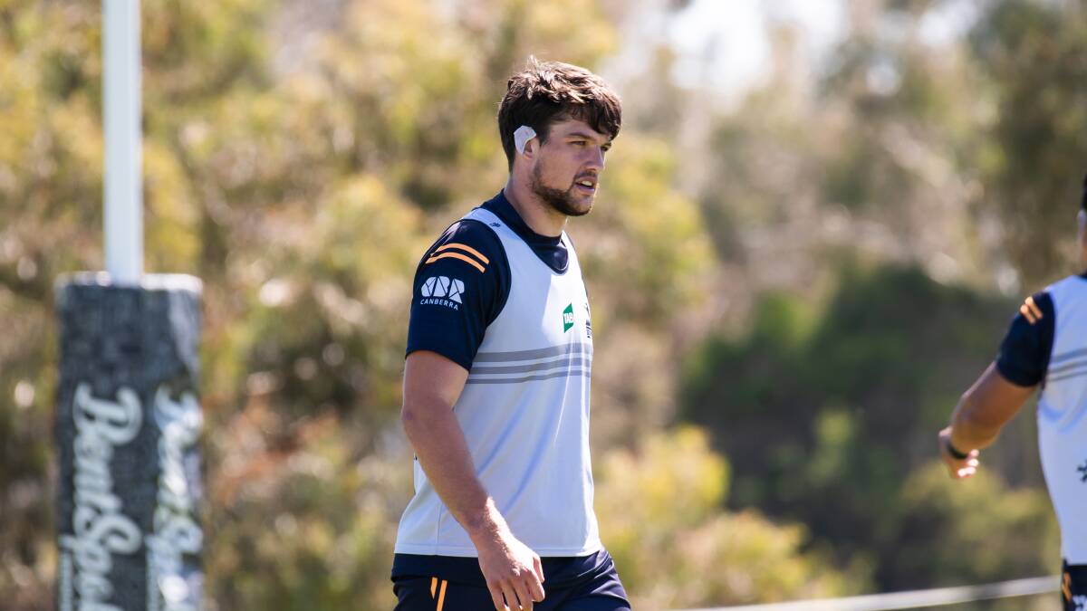 Emerging lock Jack Wright is set for a Super Rugby debut for the ACT Brumbies in Saturday's clash against Moana Pasifika. Picture by Elesa Kurtz