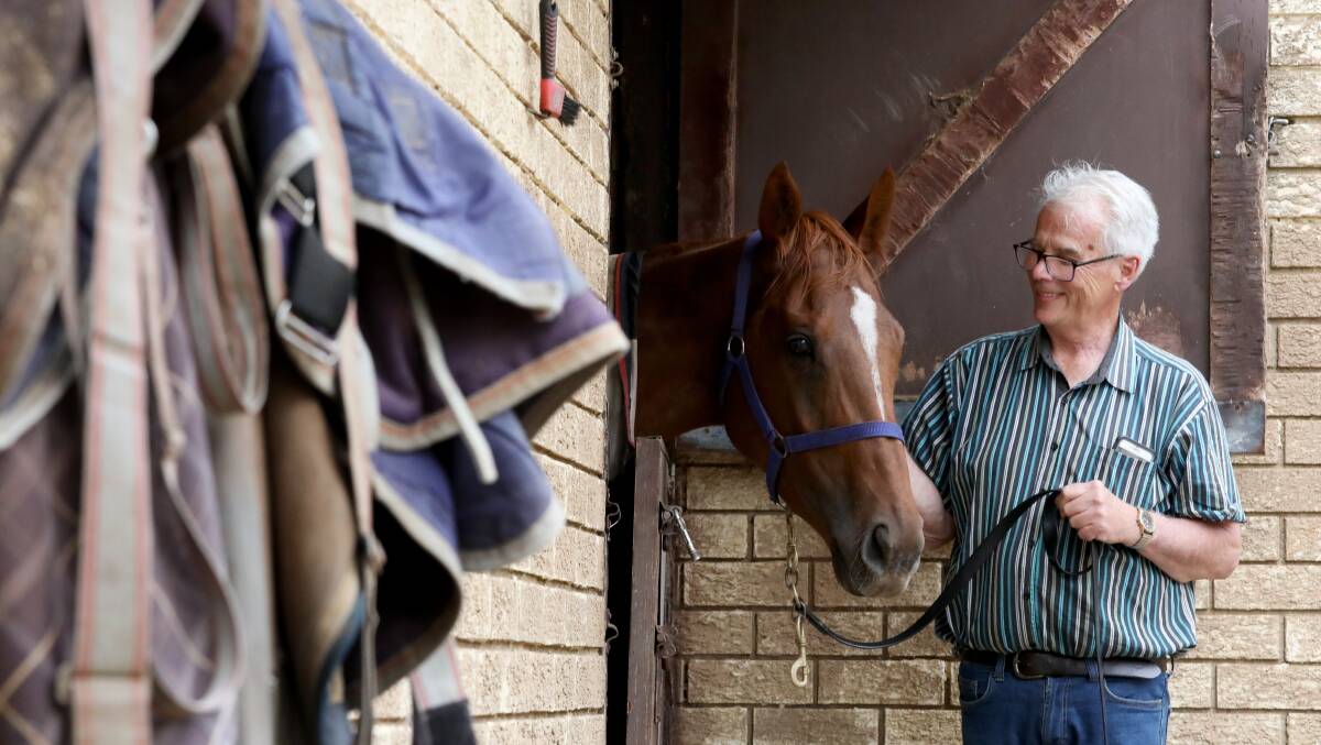 Trainer John Borham has returned to racing after beating cancer. His horse Coba Bree will race at Queanbeyan on Monday. Picture by James Croucher
