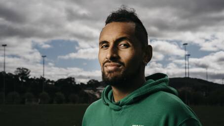 Nick Kyrgios is primed for a deep Wimbledon run. Picture: Dion Georgopoulos