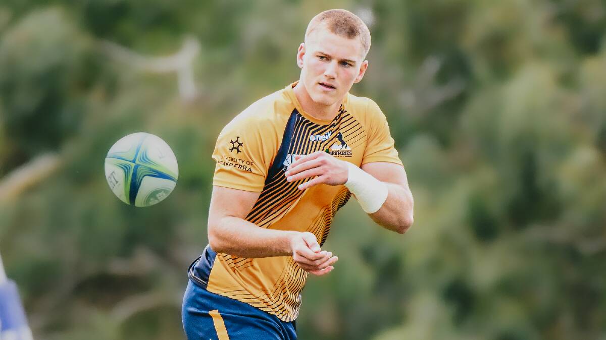 The Brumbies have promoted emerging forward Charlie Cale to the top squad. Picture: Brumbies Media
