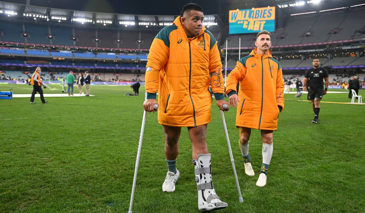Allan Alaalatoa was left gutted by a ruptured Achilles that ruled him out of the World Cup. Picture Getty Images