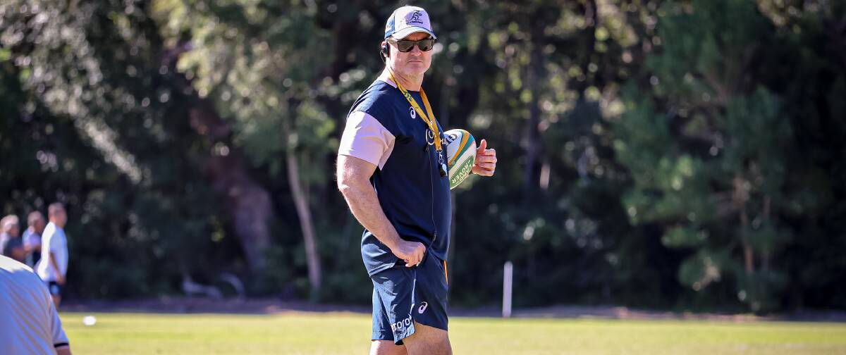 Dan McKellar is eager to replicate the success of the Brumbies rolling maul. Picture: Andrew Phan/Wallabies media