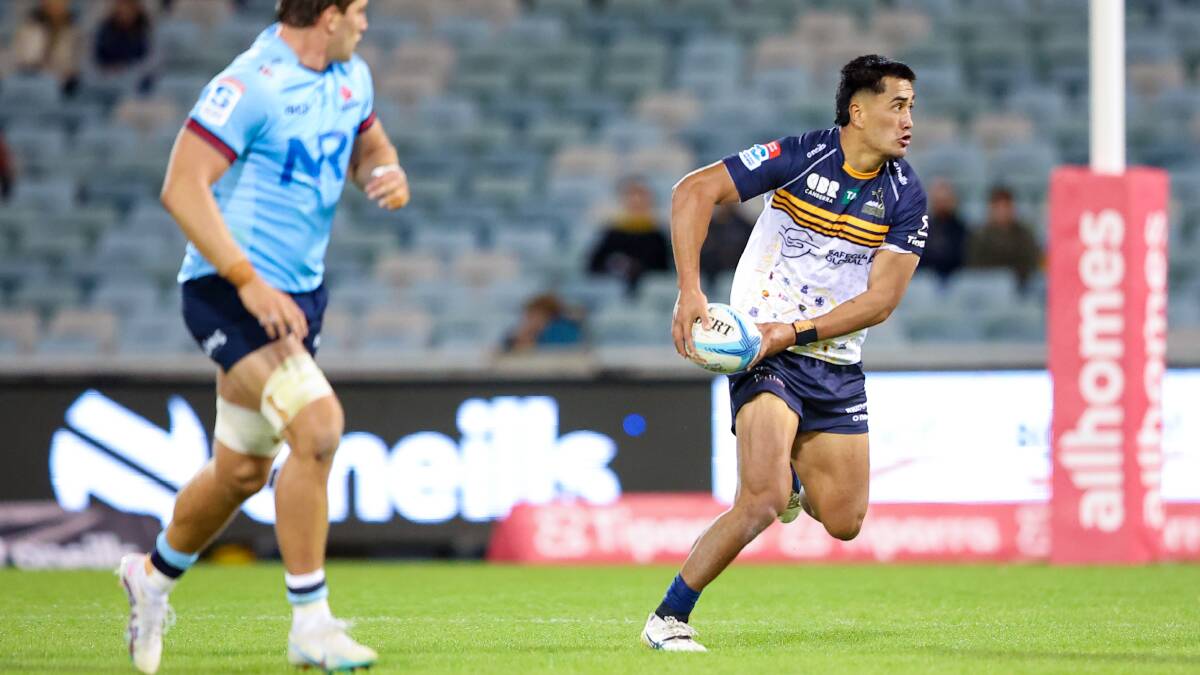 Former Auckland Blue Tamati Tua has thrived since moving to Canberra to join the Brumbies. Picture by Sitthixay Ditthavong