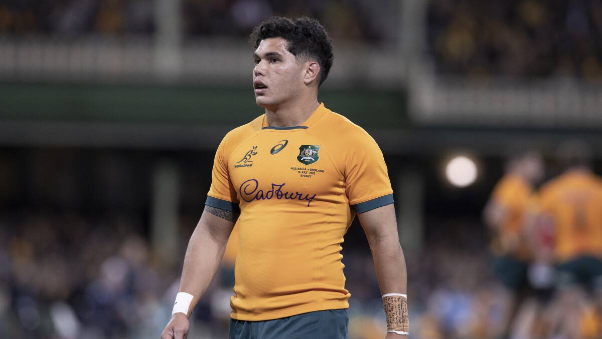 Flyhalf Noah Lolesio is determined to return to the Wallabies side. Picture: Getty Images