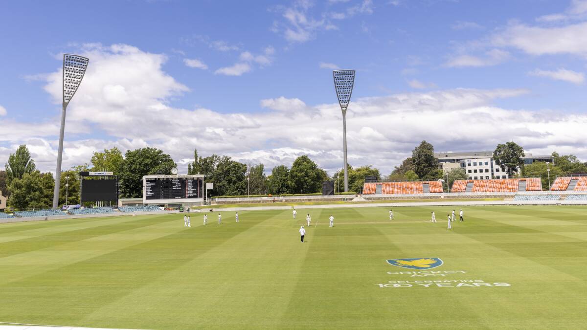 Cricket ACT has launched a push to play more matches at Manuka Oval. Picture by Keegan Carroll