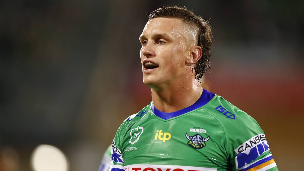 Canberra Raiders star Jack Wighton has been charged by ACT police following an alleged altercation on Sunday morning. Picture by Keegan Carroll
