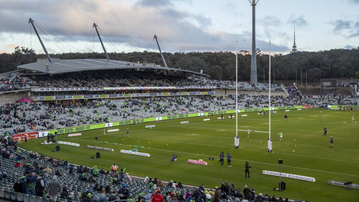 Leading architect Russell Lee has raised concerns over plans to redevelop Canberra Stadium. Picture by Keegan Carroll
