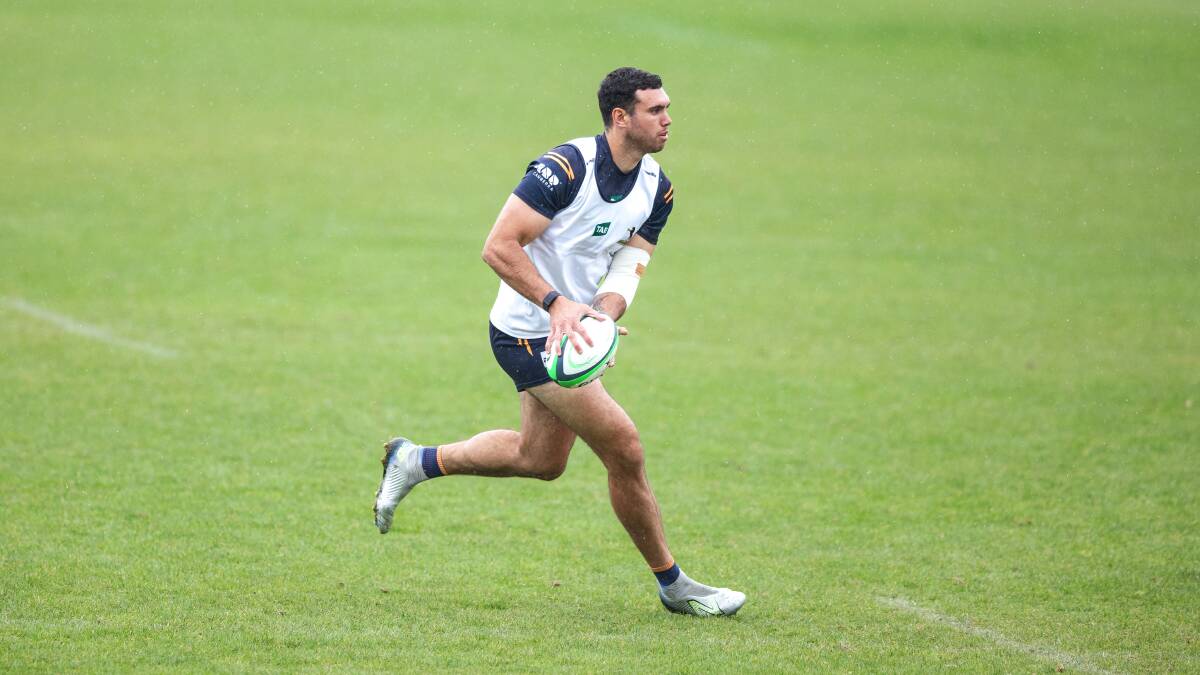 ACT Brumbies flyhalf Jack Debreczeni is an outside chance of a Wallabies call up. Picture by Sitthixay Ditthavong