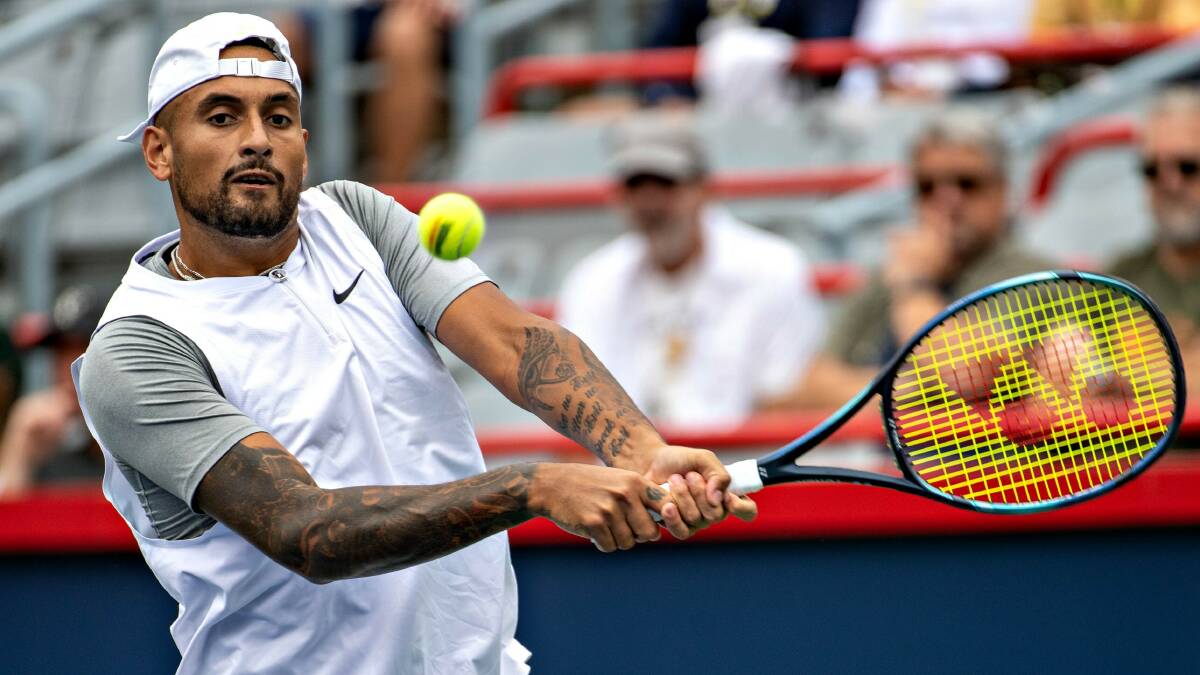 Nick Kyrgios will miss the Davis Cup and return to Australia after the US Open. Picture: Getty Images