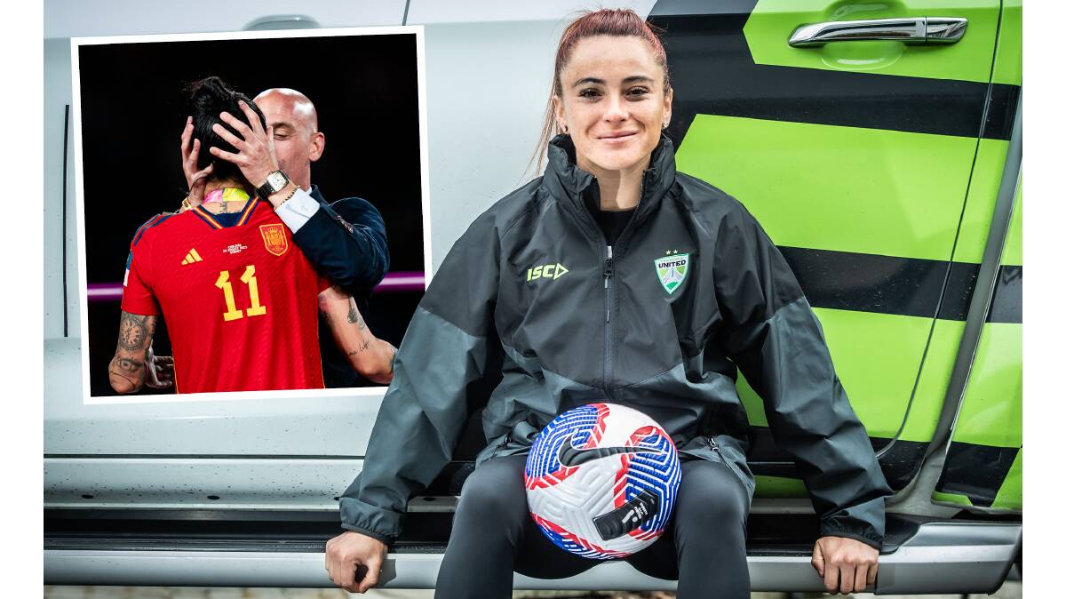 Canberra United recruit Maria Rojas has called on Spanish soccer boss Luis Rubiales to resign. Pictures by Karleen Minney, Getty Images