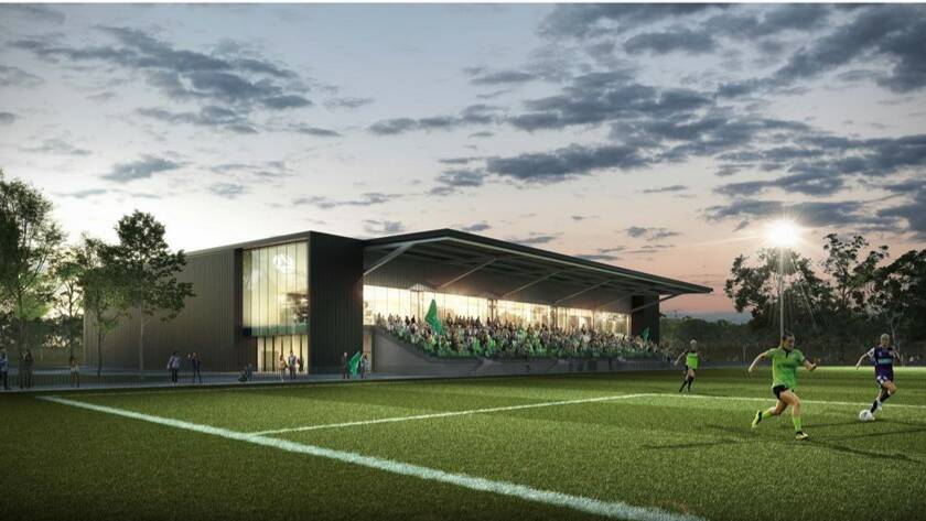 The vision for the Throsby Home of Football. Picture supplied