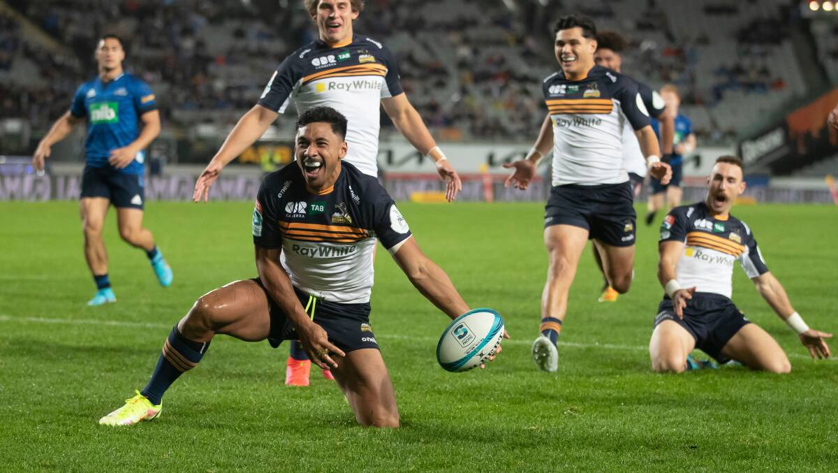 Irae Simone provided the Brumbies the perfect start with a third-minute try. Picture: Photosport