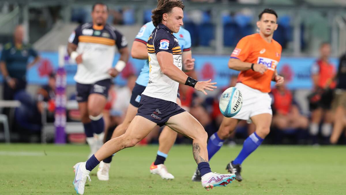 Corey Toole produced an outstanding showing in his ACT Brumbies debut on Friday night. Picture Getty Images