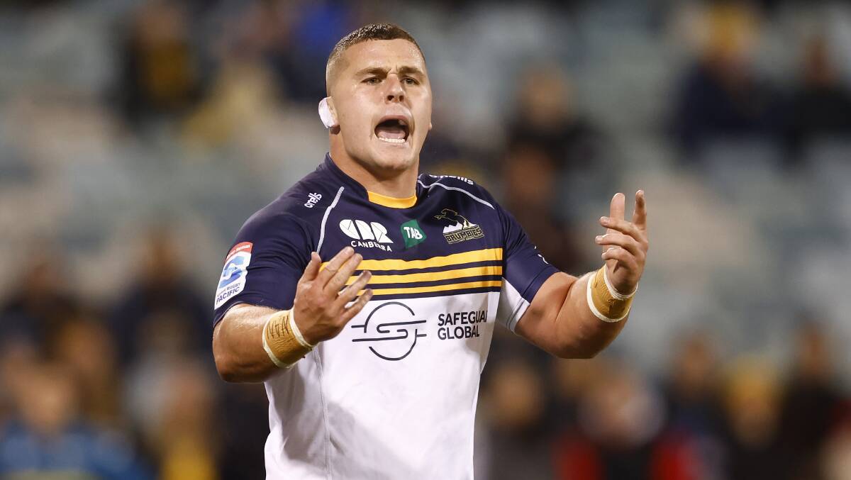 Brumbies youngster Blake Schoupp is pumped for his likely Test debut this weekend. Picture by Keegan Carroll