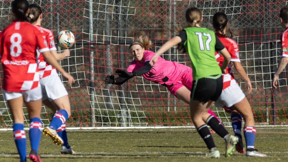 Canberra United Academy goalkeeper Chloe Lincoln is a graduate to the A-League team. Picture by Gary Ramage