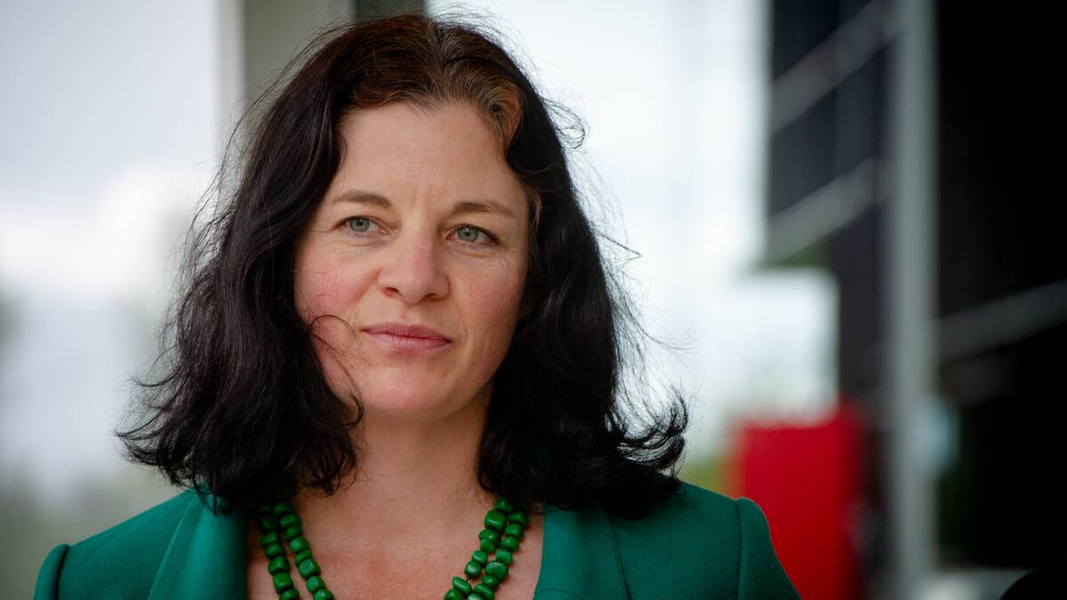 Greens politician Jo Clay is leading a push to cut funding for the Canberra horseracing industry. Picture by Elesa Kurtz