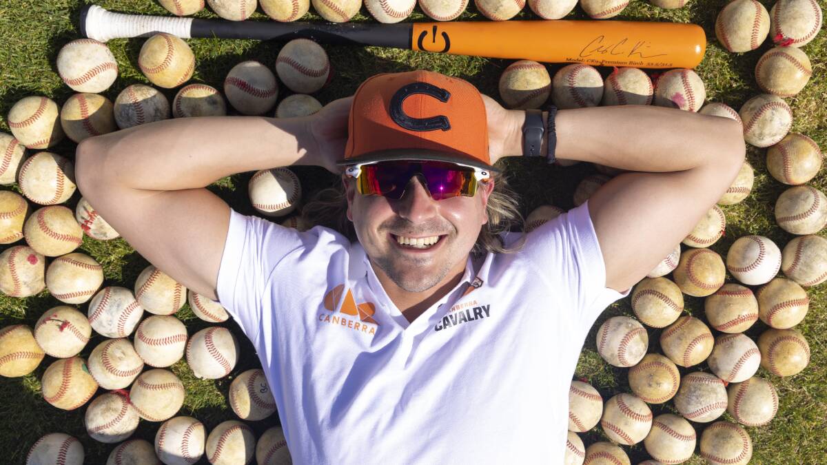 Former Savannah Party Animal Chris Kwitzer is looking to put on a show for the Canberra Cavalry this season. Picture by Keegan Carroll