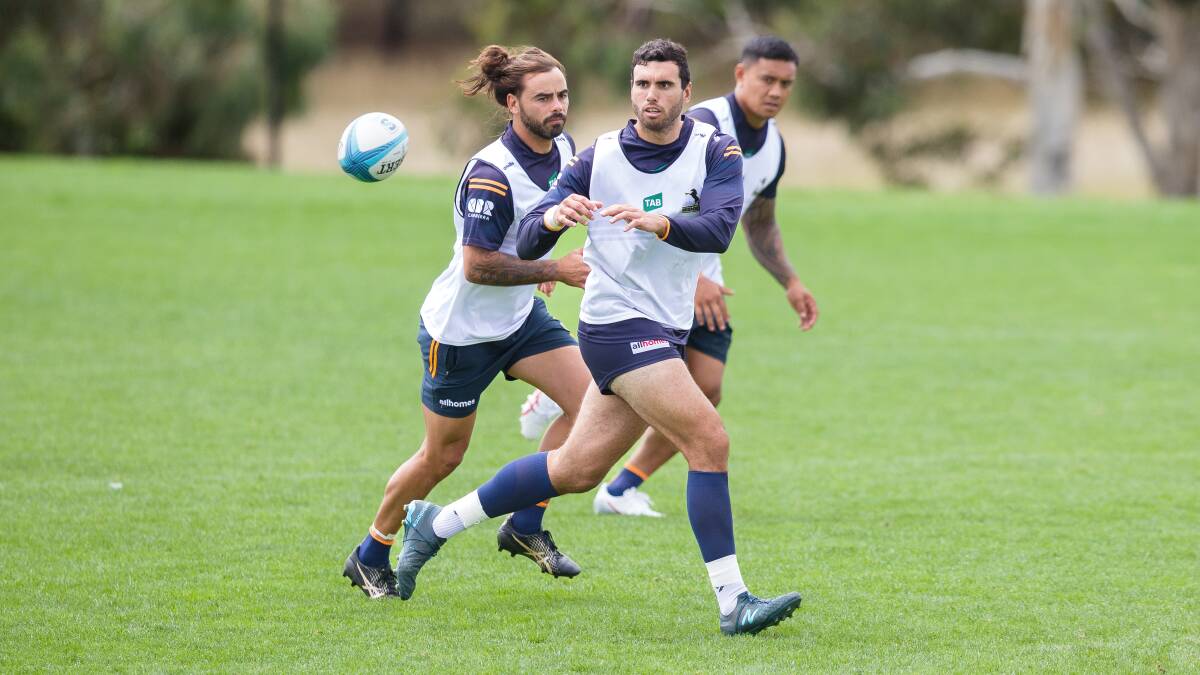 Jack Debreczeni will direct the ACT Brumbies attack in Friday night's season opener. Picture by Sitthixay Ditthavong