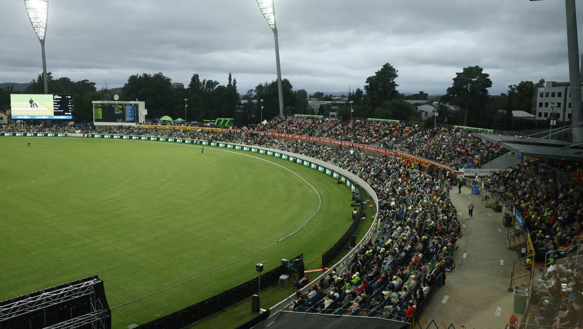 Canberra cricket fans are desperate to support a Big Bash team of their own. Picture by Keegan Carroll