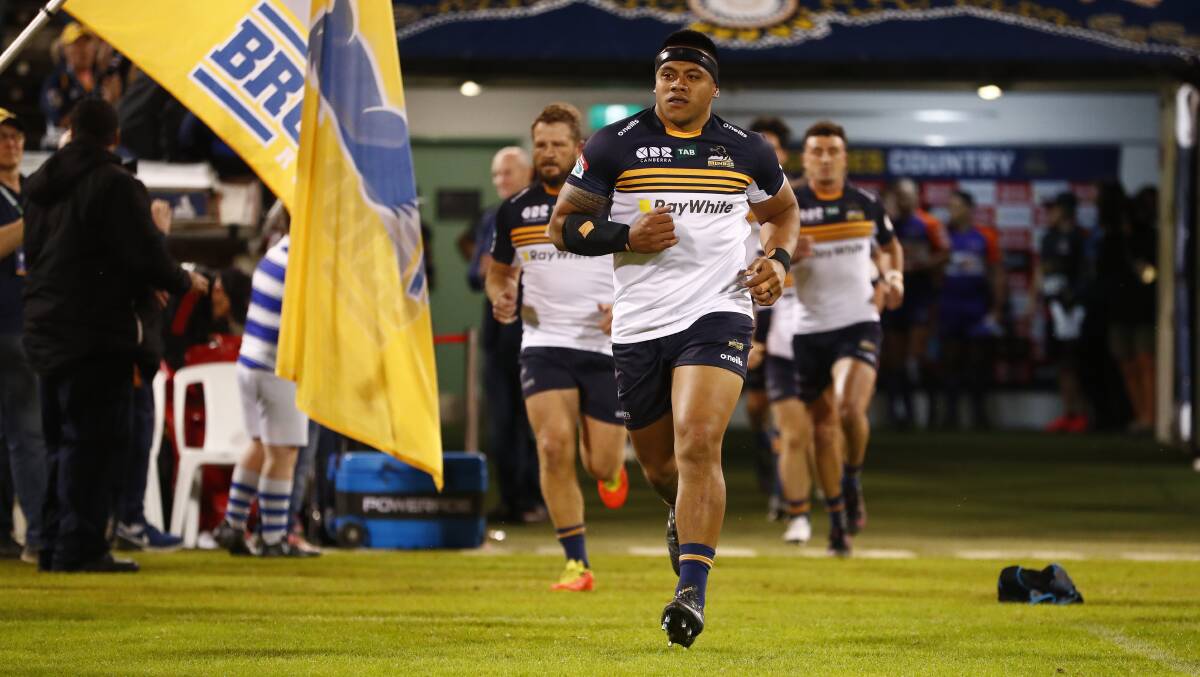 Brumbies captain Allan Alaalatoa led from the front throughout the Super Rugby season. Picture: Keegan Carroll