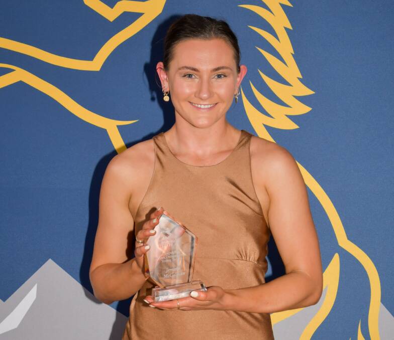 Jemima McCalman was named the Brumbies' Super W Most Outstanding Young Player on Thursday. Picture: Brumbies Media