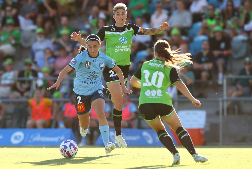 Former Sydney FC talent Mary Stanic-Floody will play alongside Michelle Heyman in Canberra. Picture Getty Images
