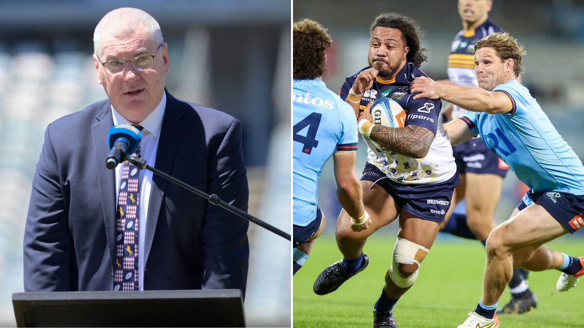 Brumbies chief executive Phil Thomson has met with Rugby Australia as the Waratahs agreed to a deal with the governing body. Pictures by Keegan Carroll/Sitthixay Ditthavong