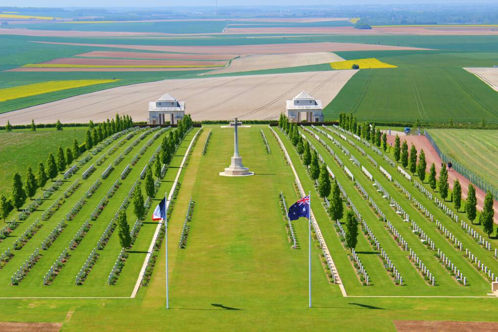 Australian War Memorial at Villers-Bretonneux. Picture Shutterstock