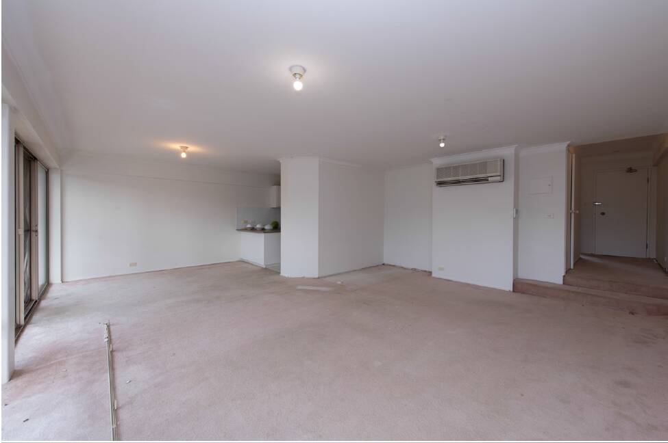 Before: The living area was a vast nothingness.