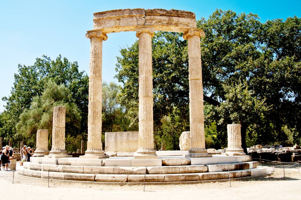 WORLD HERITAGE SITE: The ruins of Philippeion in Olympia, birthplace of the Olympic Games.