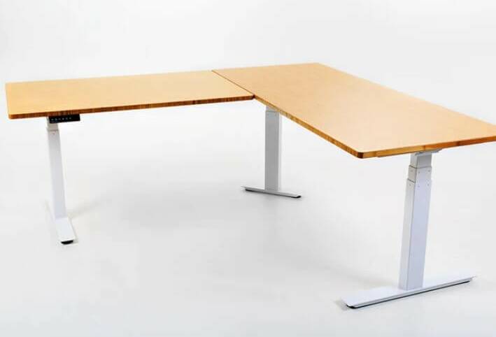 Updown L-shaped desk. Image by UpDown. Picture supplied