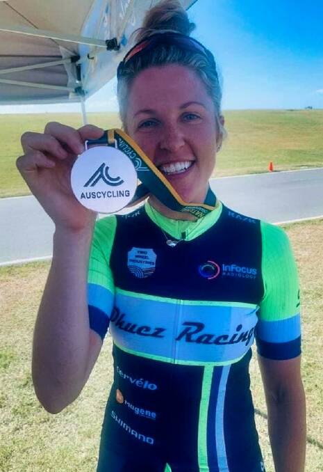 LOOK OUT: Pip Ash's cycling ascent has continued. Photo: Facebook
