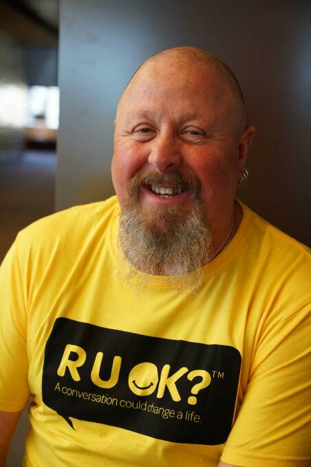 Message champion: R U OK? community ambassador Glenn Cotter is committed to starting R U OK? conversations in his community. Photo: R U OK?