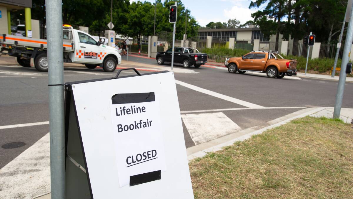 Thousands of Canberrans are frustrated and angry that the actions of anti-mandate protesters forced the Lifeline Bookfair to close. Picture: Elesa Kurtz.