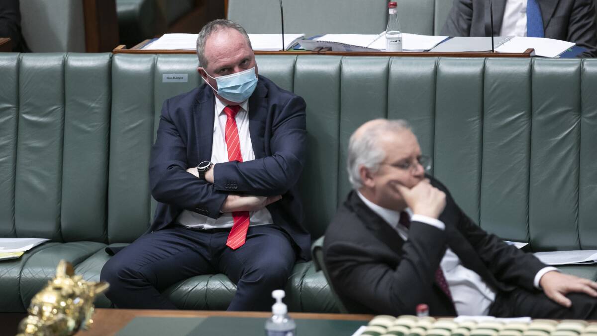 Federal Parliament descended into a state of dysfunctional chaos on many occasions in 2021. Picture: Keegan Carroll