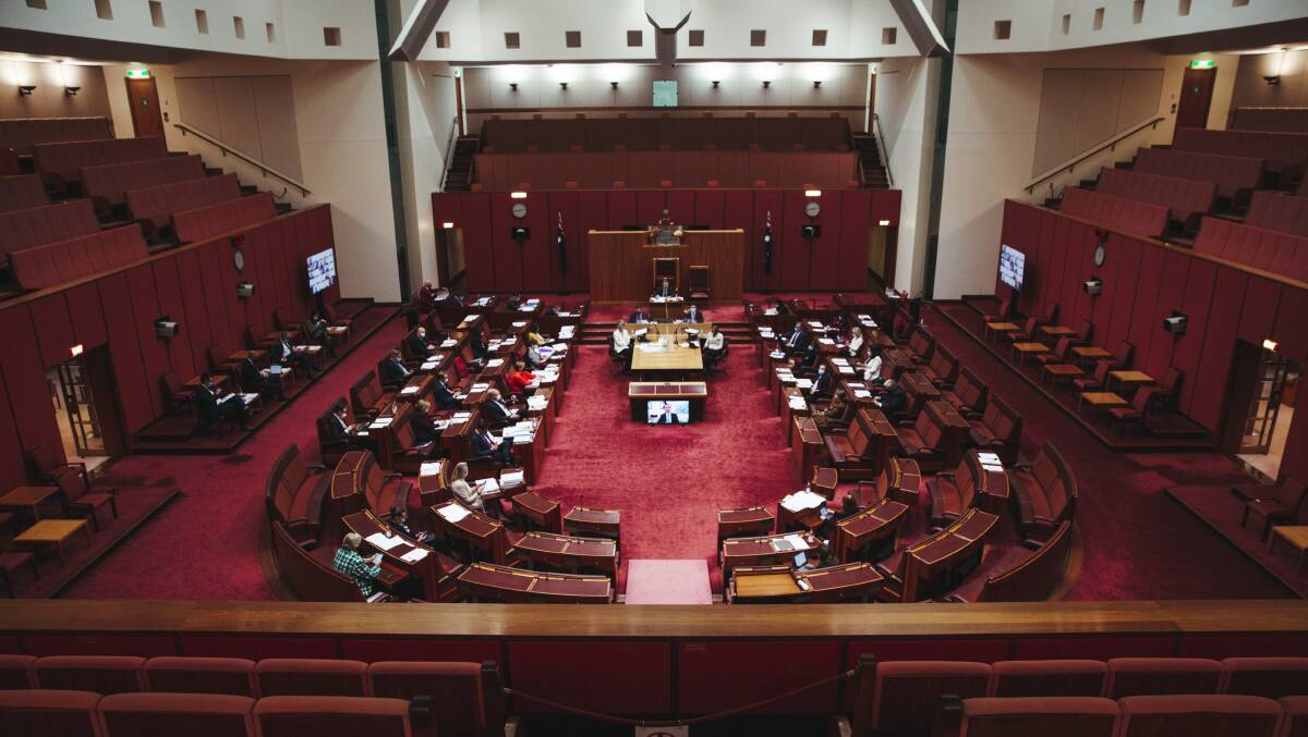 How is it possible for Tasmania to have 10 more senators than the ACT despite similar populations? Picture: Dion Georgopoulos